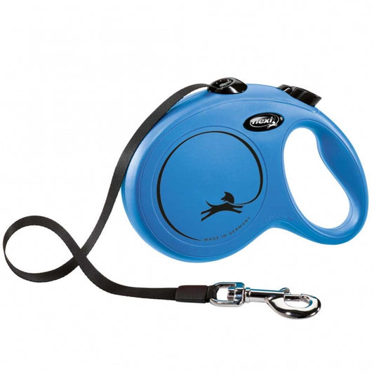 FLEXI Rollleine New CLASSIC Gurt - 5m, bis 50kg