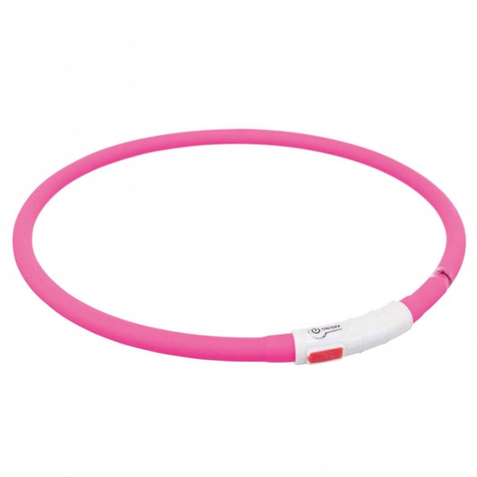 Trixie Flash Leuchtring USB aus Silikon