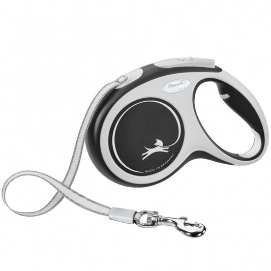 FLEXI Rollleine New COMFORT Gurt - 5m, bis 25kg