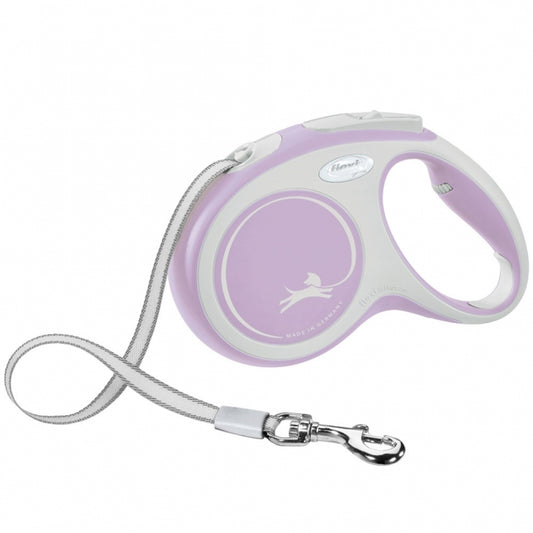 FLEXI Rollleine New COMFORT Gurt - 5m, bis 25kg