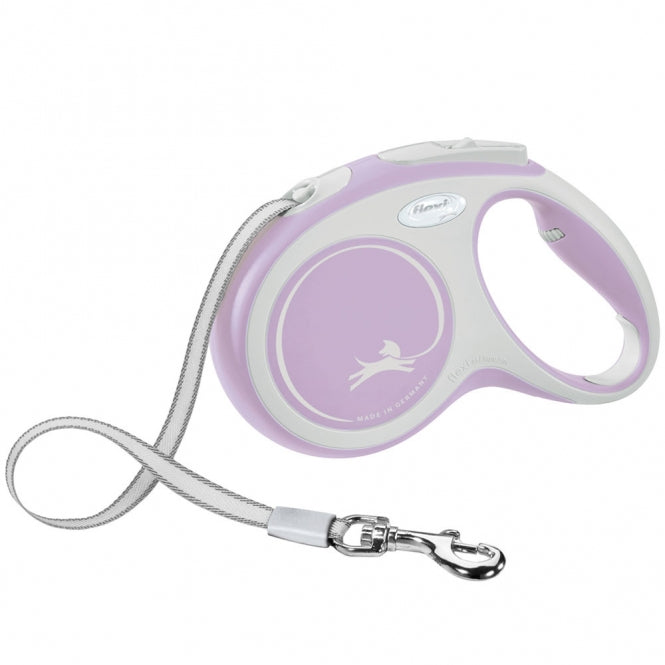 FLEXI Rollleine New COMFORT Gurt - 5m, bis 25kg