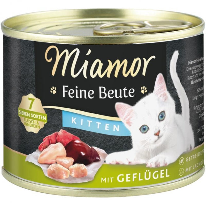 Miamor Dose Feine Beute Kitten Geflügel X 12
