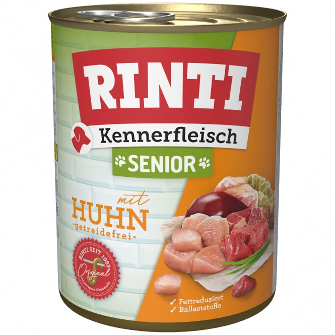 Rinti Kennerfleisch Senior Huhn 400g X 12
