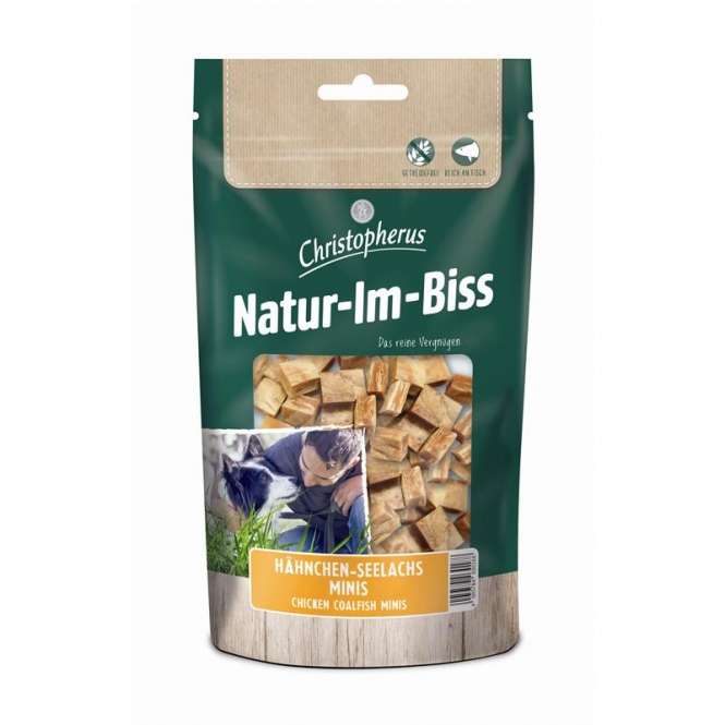 Christopherus Snack Hähnchen-Seelachs Minis 70g X 12