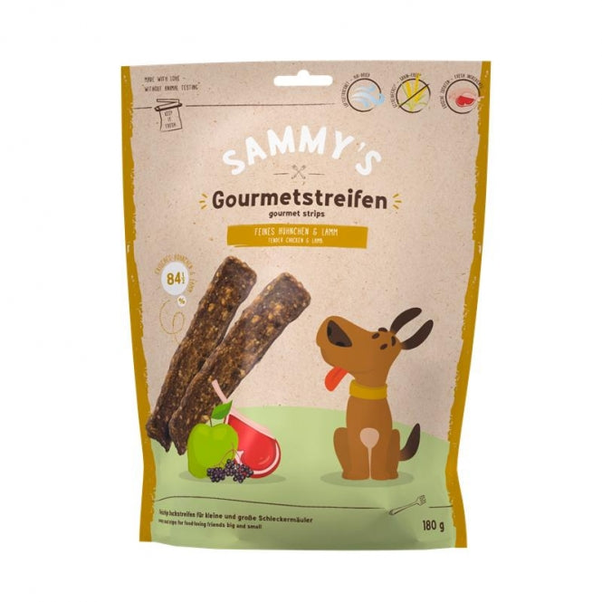 Bosch Sammys Gourmetstreifen Hühnchen & Lamm 180g X 6