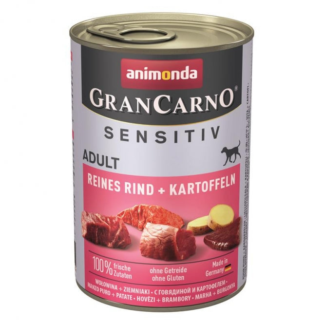 Animonda GranCarno Adult Sensitive Rind & Kartoffeln – 6er-Pack