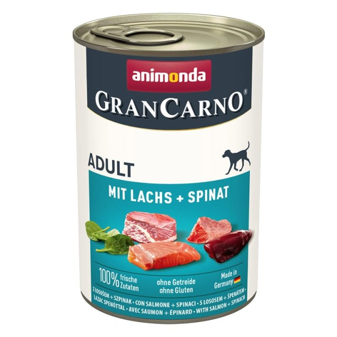 Animonda GranCarno Adult mit Lachs & Spinat X 6