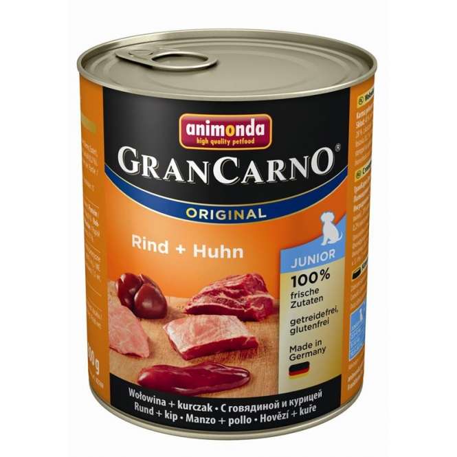 Animonda Dog Dose GranCarno Junior Rind & Huhn 400g X 6