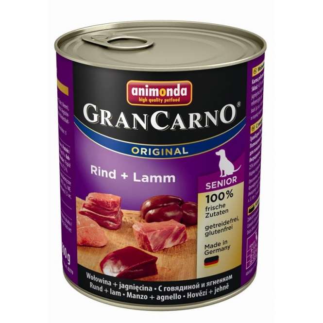 Animonda GranCarno Senior Rind & Lamm 800g – 6er-Pack