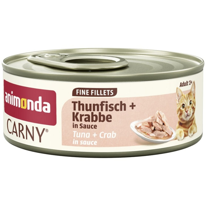 Animonda Carny Fine Filets Thunfisch & Krabbe – 12 × 60 g