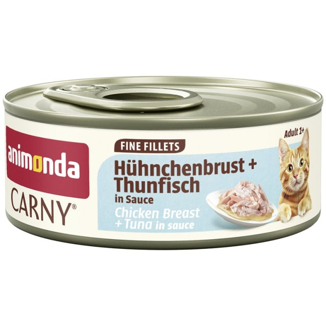 Animonda Carny Fine Filets Huhn & Thunfisch – 12 × 60 g