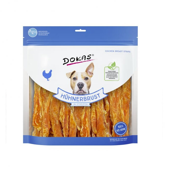 Dokas Dog Snack Hühnerbrust in Streifen 70 g