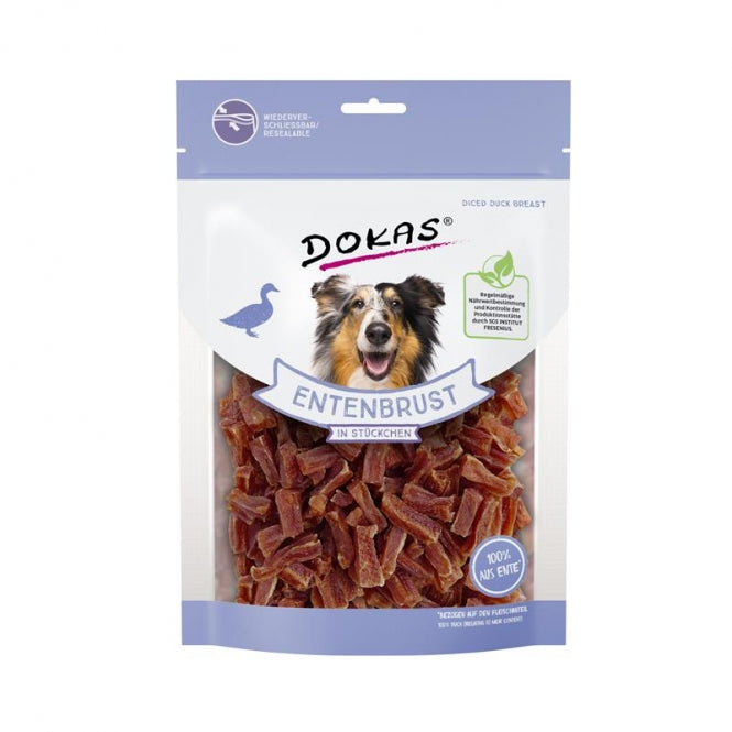 Dokas Dog Snack Entenbrust in Stückchen 70g
