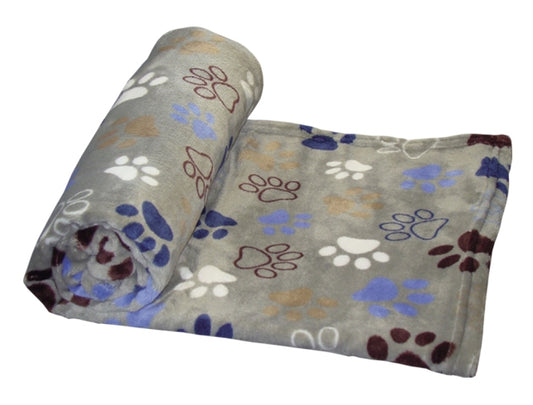 Nobby Fleece-Decke Lissi - hellgrau