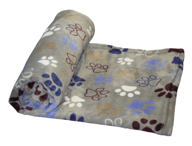 Nobby Fleece-Decke Lissi - hellgrau
