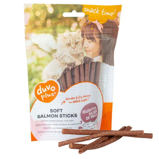 Duvoplus Cat Snack Weiche Lachskatzensticks 50g