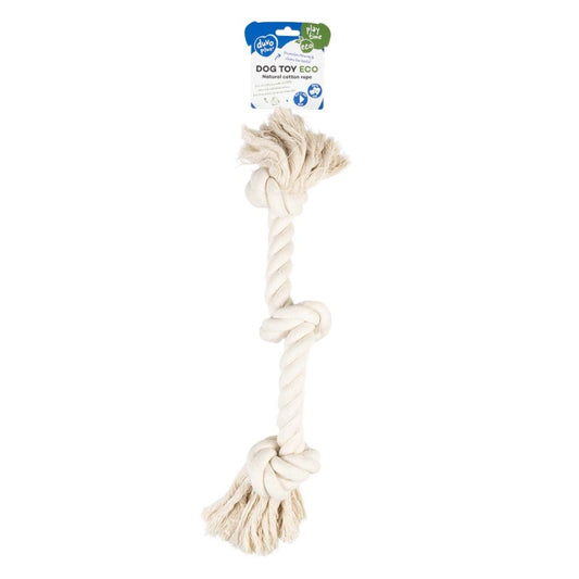Duvoplus ECO Baumwollseil mit 3 Knoten - weiß