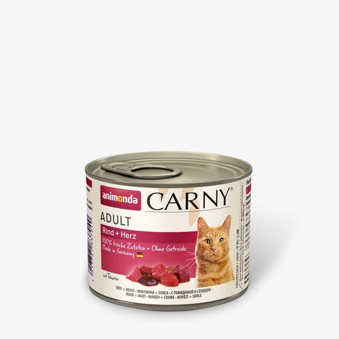 Animonda Cat Dose Carny Adult Rind & Herz X 6