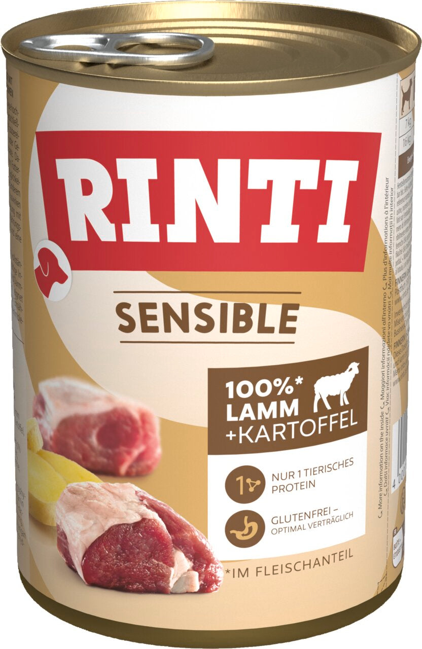 Rinti Sensible Lamm & Kartoffeln 800g – 6er-Pack