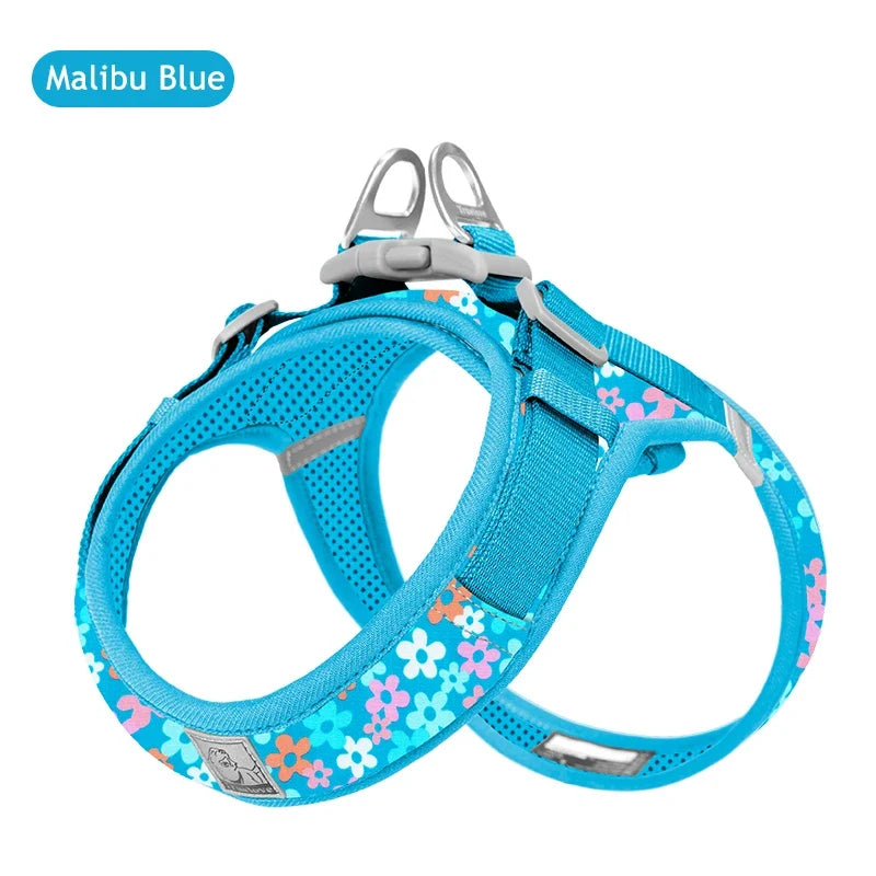 Truelove Floral Mesh Harness for Dogs Cats