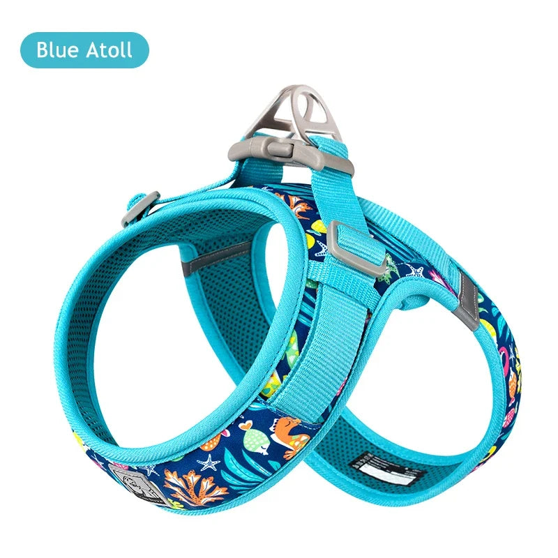 Truelove Floral Mesh Harness for Dogs Cats