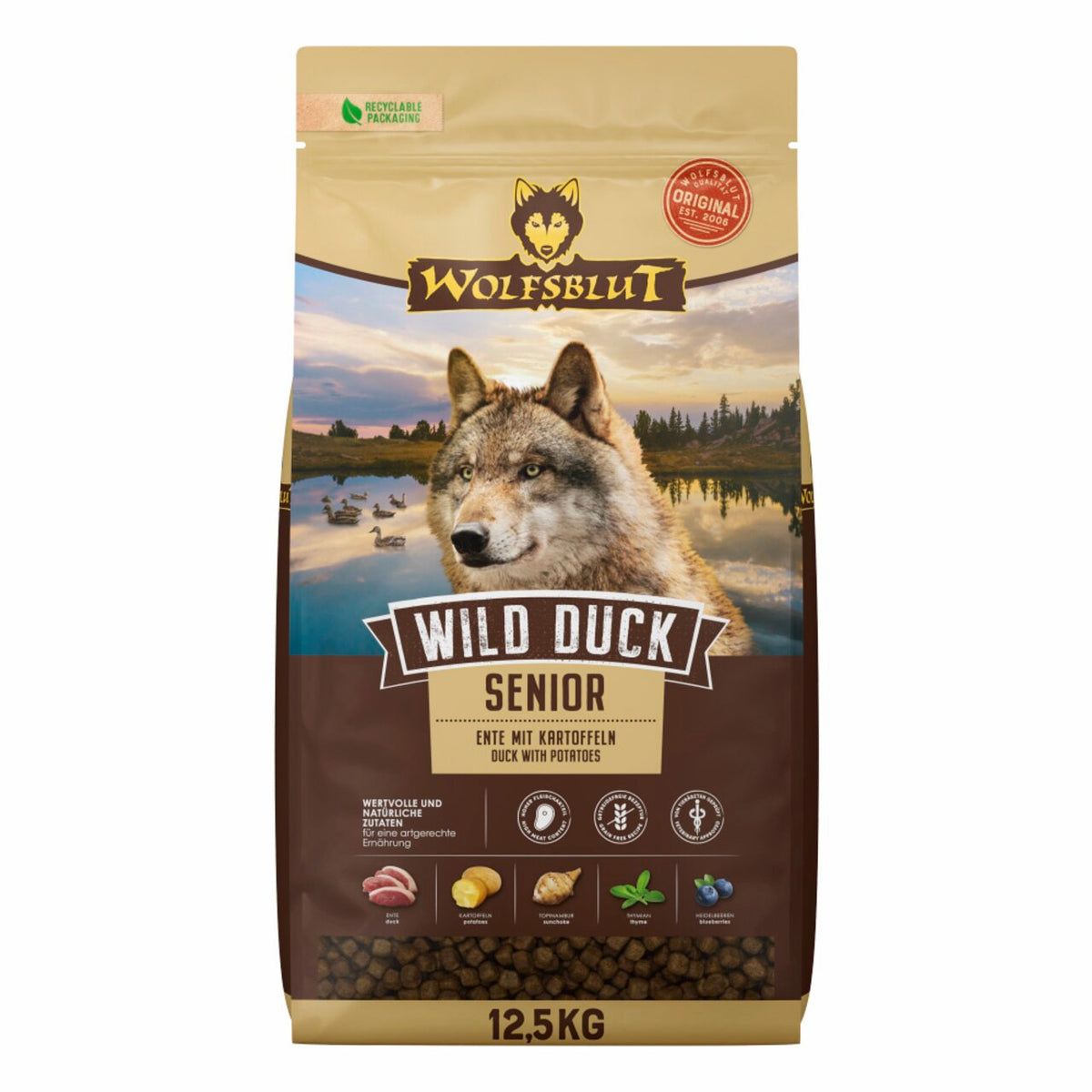 Wolfsblut Wild Duck Senior – Trockenfutter