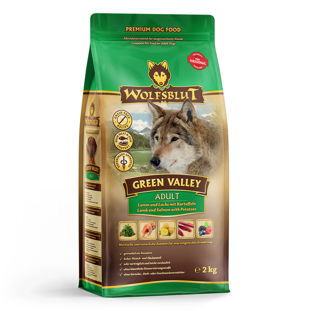 Wolfsblut Green Valley – Trockenfutter mit Lamm und Lachs