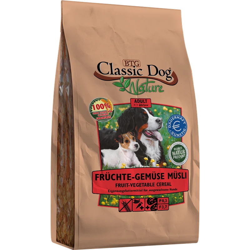Classic Dog Nature Früchte-Gemüse Müsli 1kg