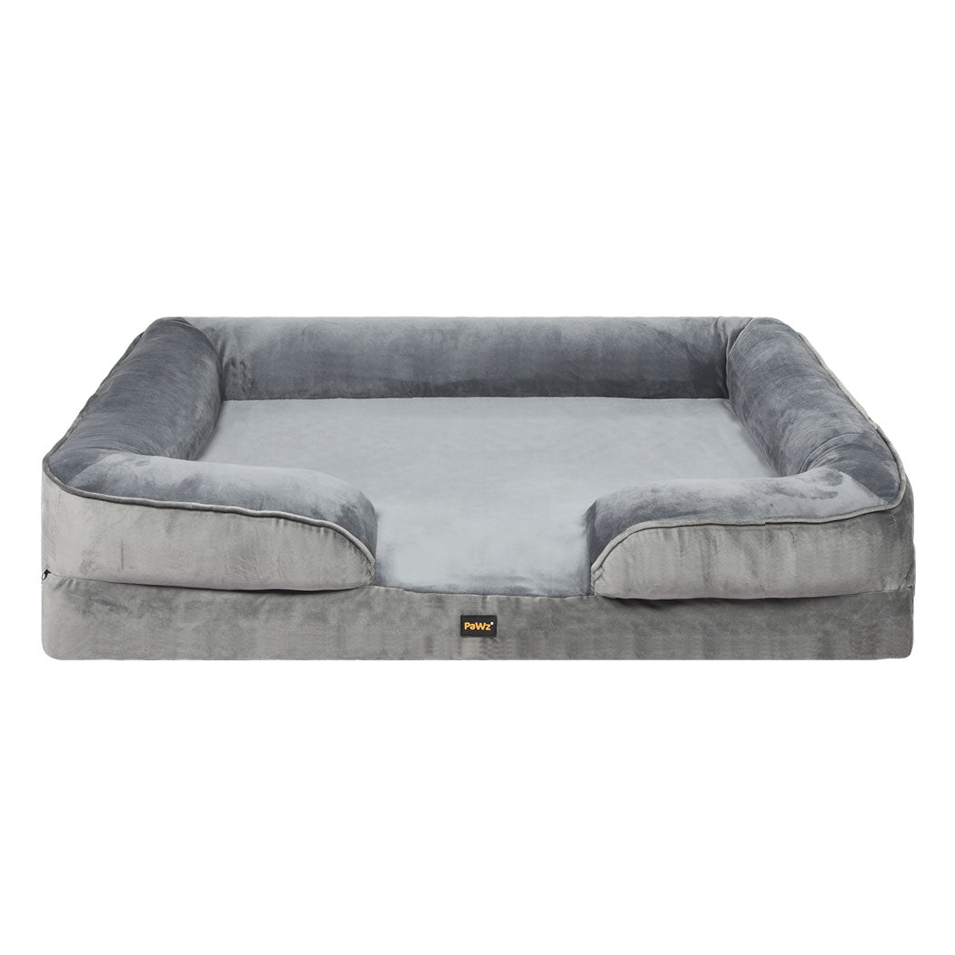 PaWz Memory Foam Pet Sofa Bed Cushion M Medium-0