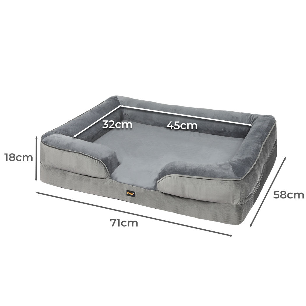 PaWz Memory Foam Pet Sofa Bed Cushion M Medium-1