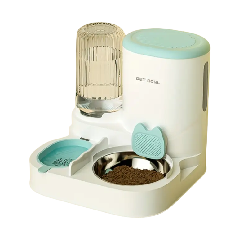 NNETM Automatic Cat Feeder & Water Dispenser (2-in-1)
